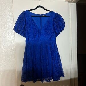 Royal blue dress